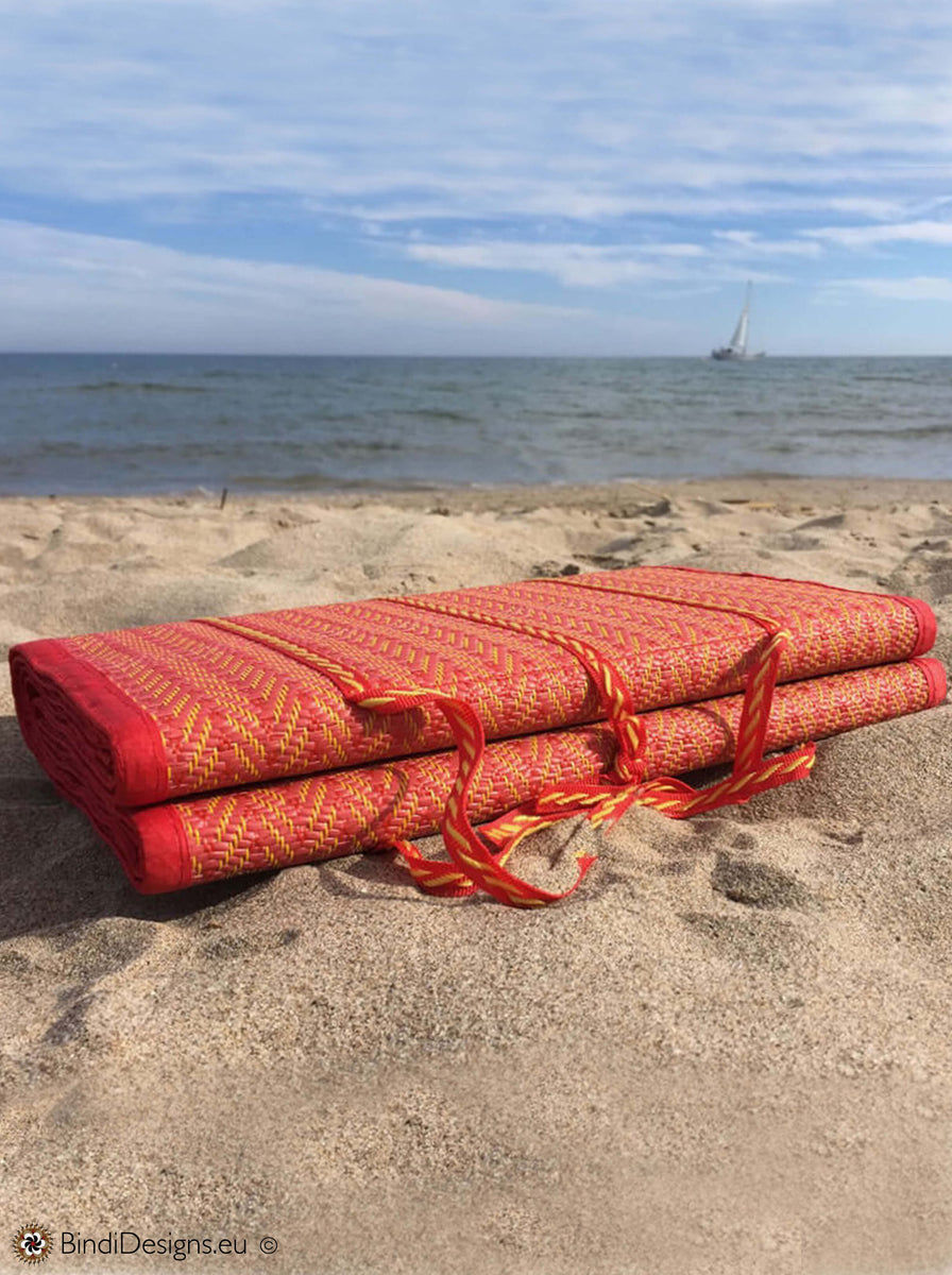 Fold up Beach Mat Orange - Main Image