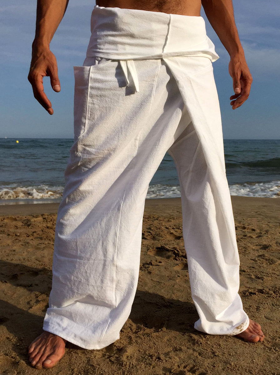 Thai Fisherman Pants Muang Cotton Gray – Bindi Designs