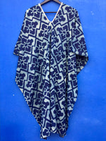 Indigo Kaftan Dress