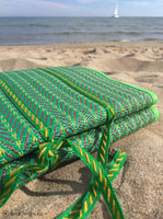 Fold up Mat with handles in Bright Green