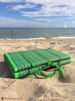 Fold up Mat with handles in Bright Green