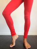 Bubblegum Red Leggings