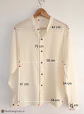 Coconut Button Shirt in Natural Light Cotton