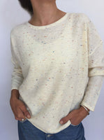 Knitted Top Vanilla with Rainbow sprinkles