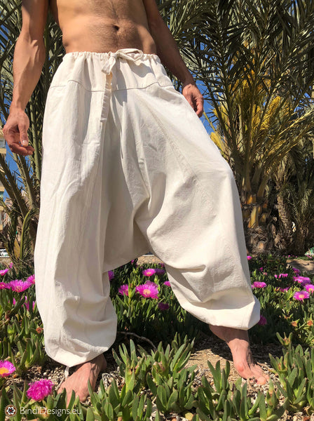 Natural Cotton Drawstring Pants – Bindi Designs