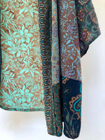 Short Kimono Sari Silk Jacket