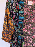 Short Kimono Patchwork Sari Floral Jacket