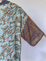 Short Kimono Patchwork Sari Jacket