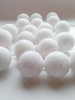 Snowball Cotton Ball Lights