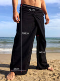 Thai Fisherman Pants Cotton Black Small - Seconds
