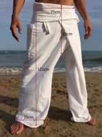 Thai Fisherman Pants Cotton White