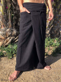 Thai Fisherman Pants Light Cotton Black