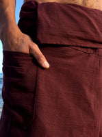 Thai Fisherman Pants Cotton Brown Standard - Seconds