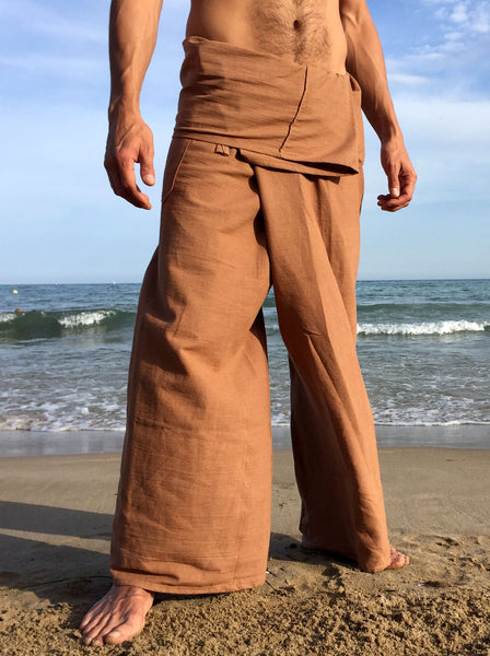 Thai Fisherman Pants Cotton Camel XS - Seconds