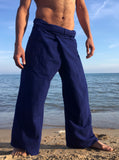 Thai Fisherman Pants Cotton Electric Blue