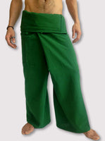 Thai Fisherman Pants Muang Cotton Green Standard - Seconds