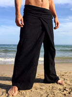 Thai Fisherman Pants Cotton Black