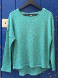 Turquoise Knitted Top