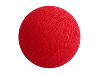 Bindi Cotton Ball Lantern Red