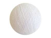 Bindi Cotton Ball Lantern White
